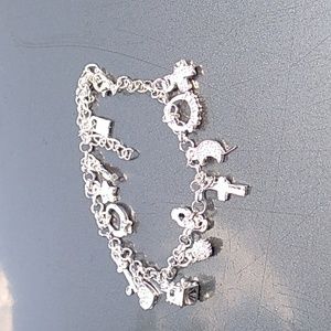 Silver plated fashion bracelet